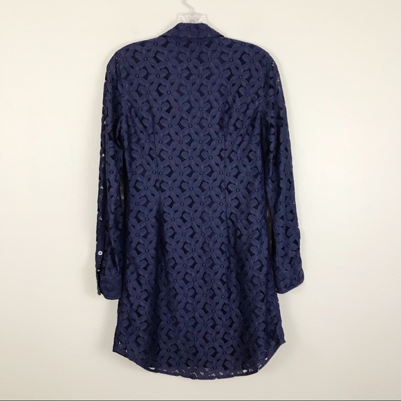 Equipment Femme Brett Floral Lace Shirtdress XS - Picture 5 of 8
